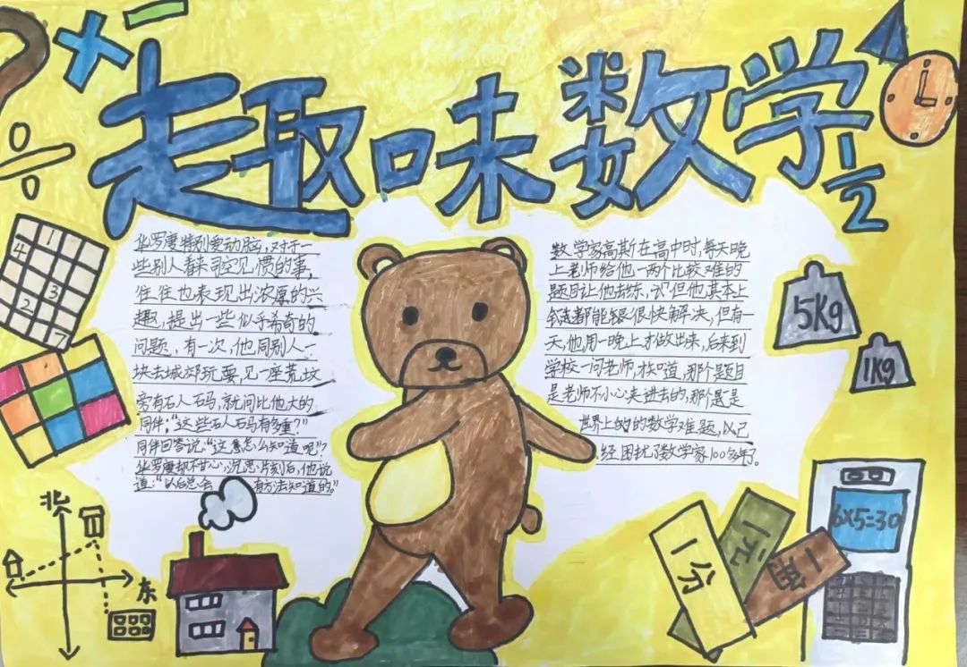 数学乐园手抄报图片-图2