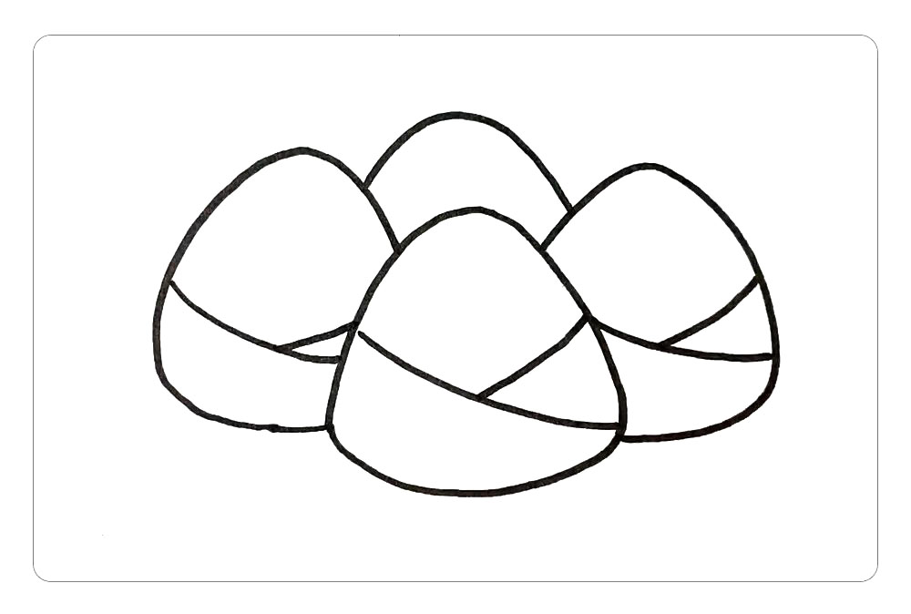 端午节，新鲜的粽子出笼啦，一起来画吧！-图3