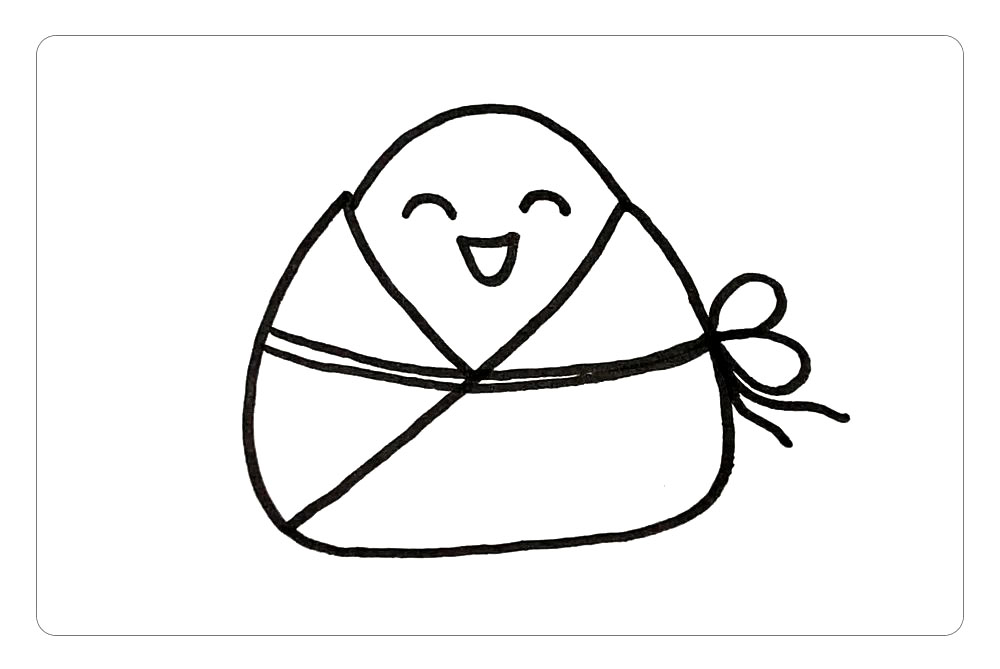 端午节画粽子，字母y画可爱的小粽子简单又有趣-图4