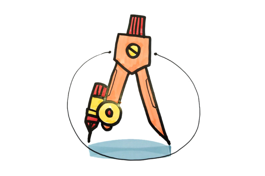 萌萌的学习用品简笔画图片-图3