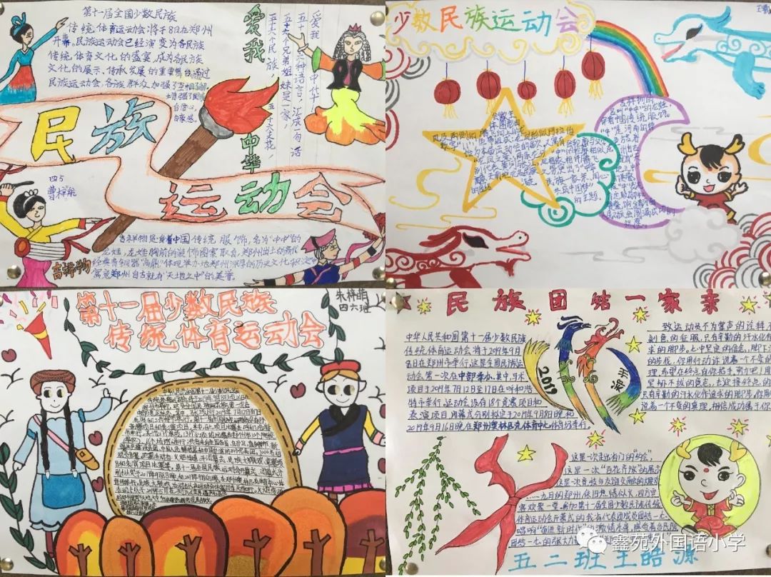 第十一届全国少数民族运动会的手抄报-图2