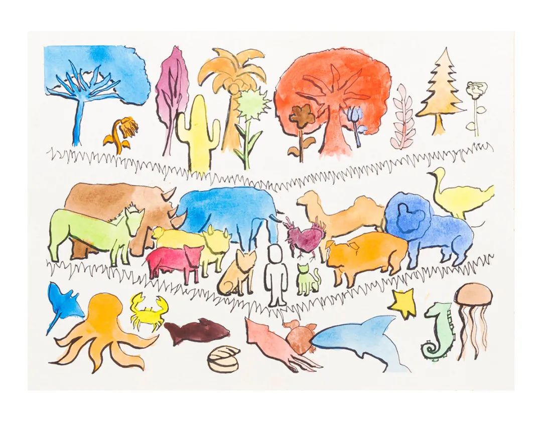 JQA国际环境儿童绘画大赛作品 保护森林