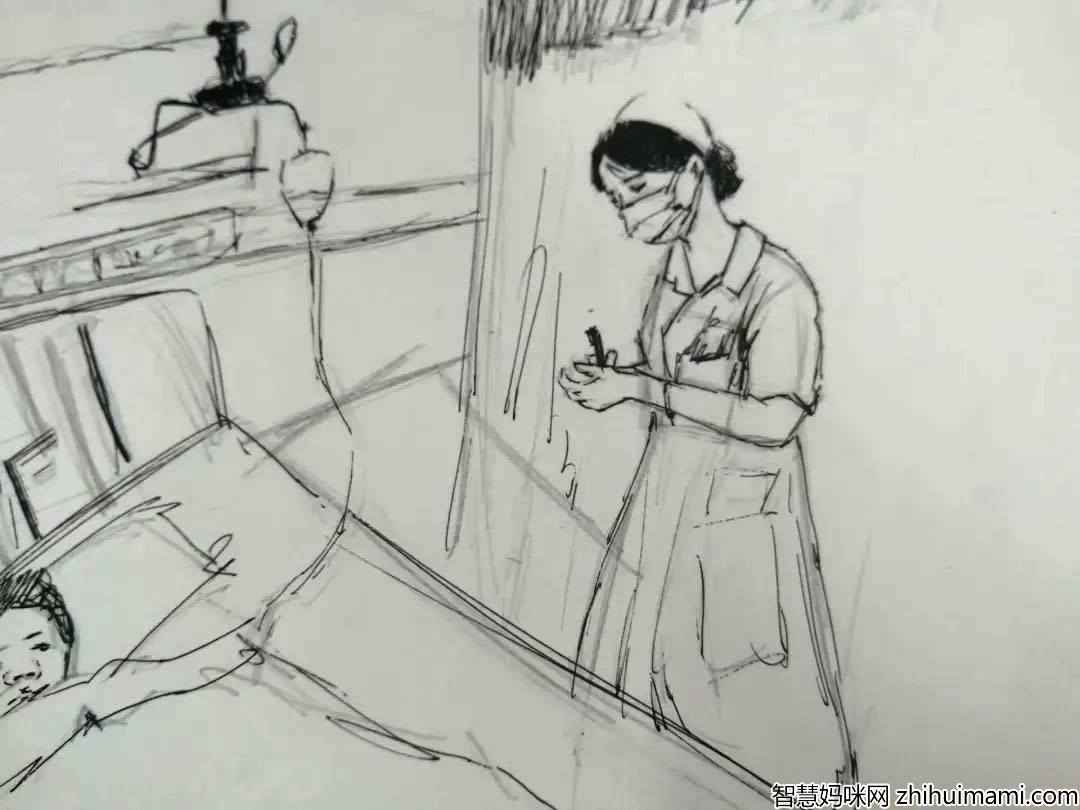 步骤6：绘画主题：我的护士妈妈  想对妈妈说的话：我的妈妈是一名护士，给我的印象一直就是忙碌，每天上班都是脚步匆匆，嘘寒问暖问病情，不厌其烦忙服务。虽然您陪伴我的时间不多，但是，每当提起您，我总是很自豪，很骄傲！