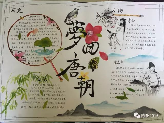 梦回大唐历史手抄报-图5