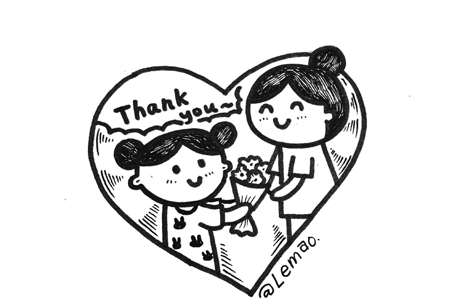 9张漂亮的母亲节简笔画手账素材-图6