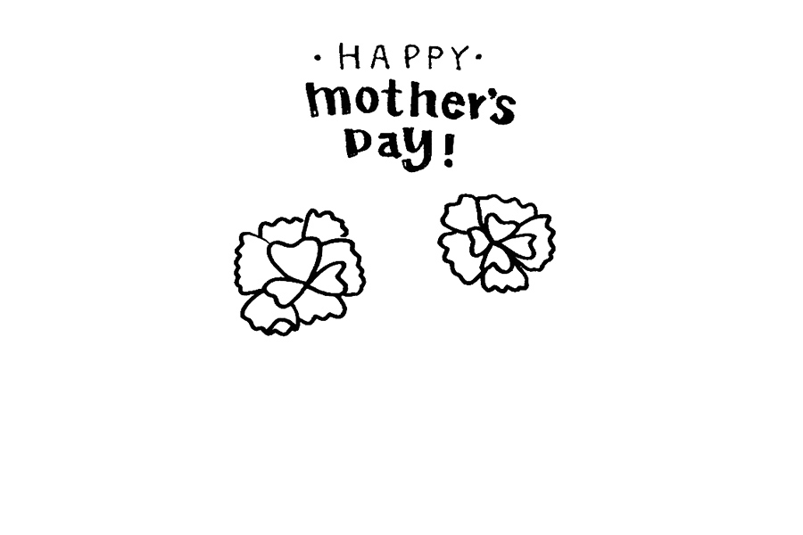 母情节送给妈妈的花 康乃馨怎么画-图2