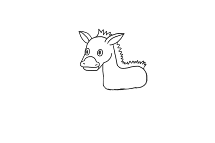 简单七步画可爱的小斑马-图3