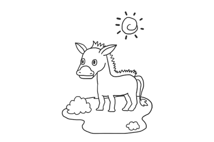 简单七步画可爱的小斑马-图6