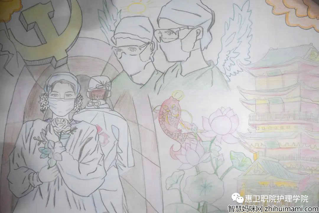 是妈妈也是护士 5·12国际护士节主题儿童画（5张）-图2