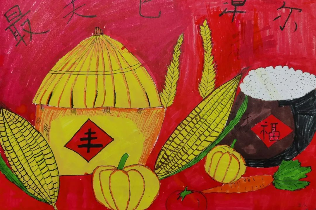 我和我的家乡主题绘画“画说巴彦淖尔”精选作品（12张）-图4