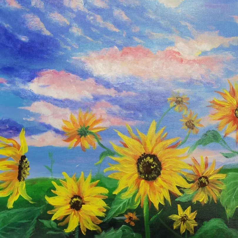 我和我的家乡主题绘画“画说巴彦淖尔”精选作品（12张）-图10