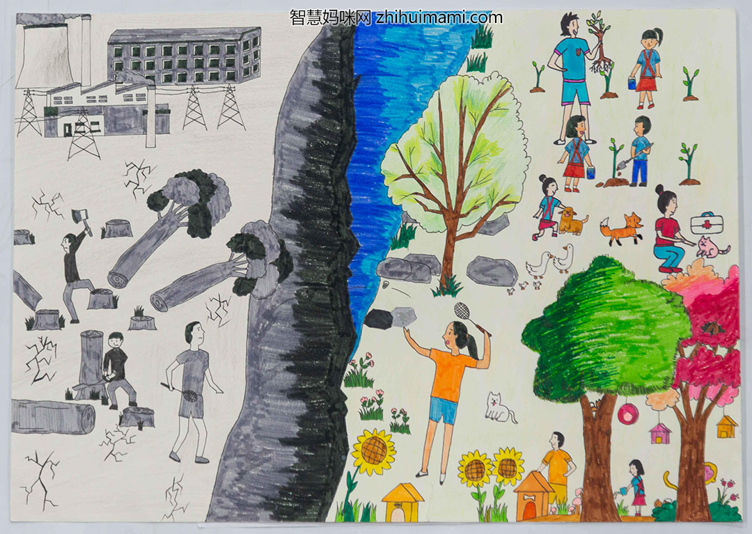 步骤3：马多多-环保地球图