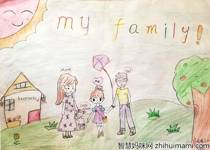 6张八年级myfamily手抄报简单漂亮-图6