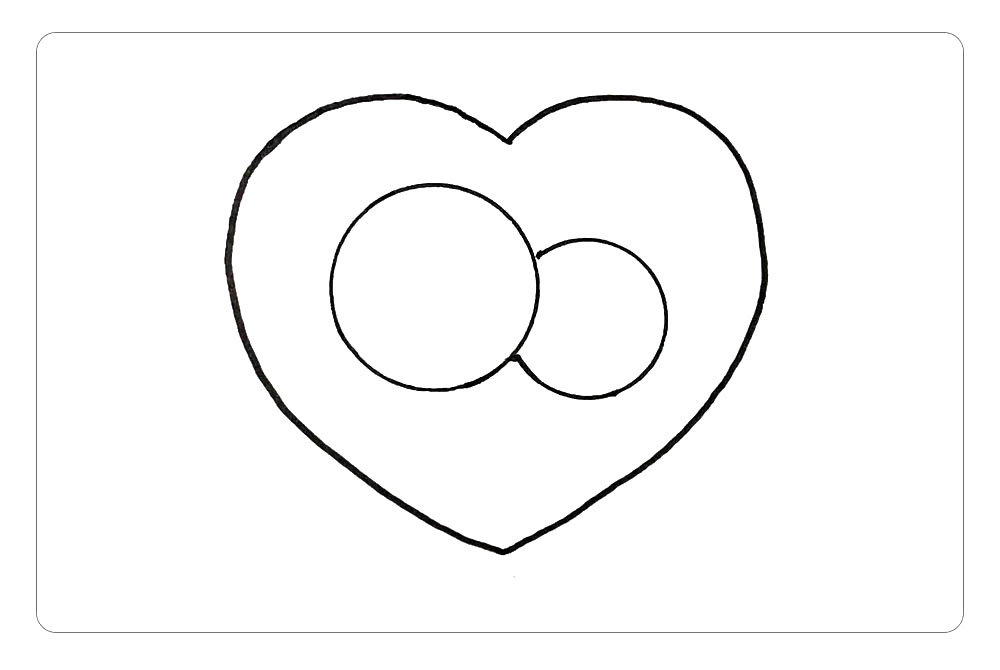 父亲节简笔画，开心的父女俩简笔画详细画法-图2