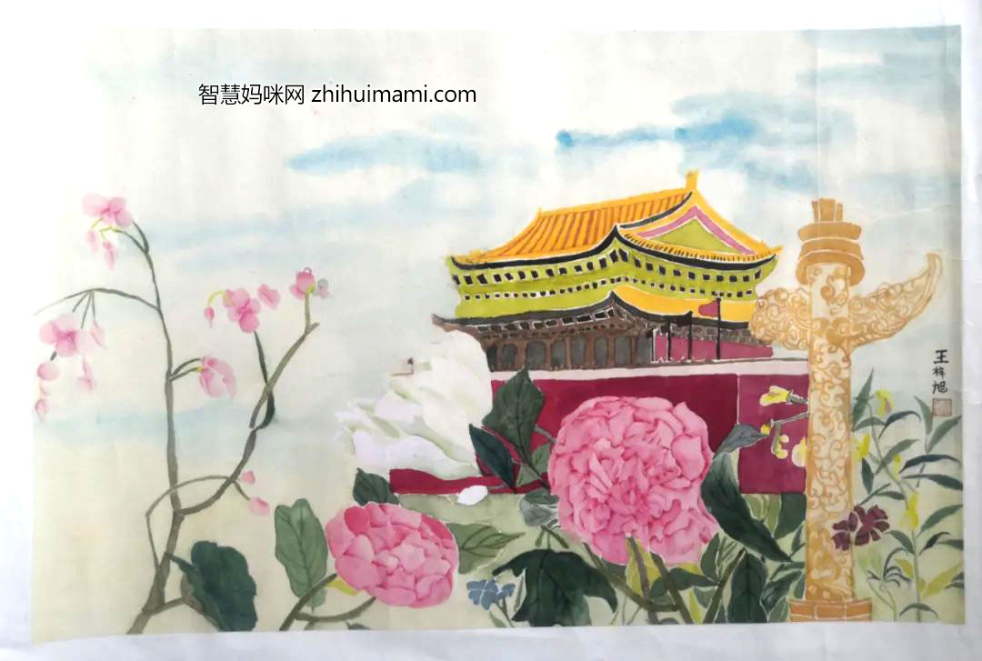 坚定跟党走、奋进新征程 喜迎二十大主题绘画7张-图2