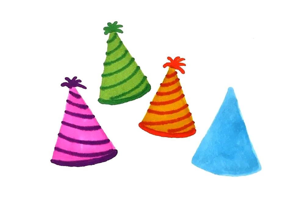 六一儿童节绘画素材 节日帽简笔画简单又漂亮-图9