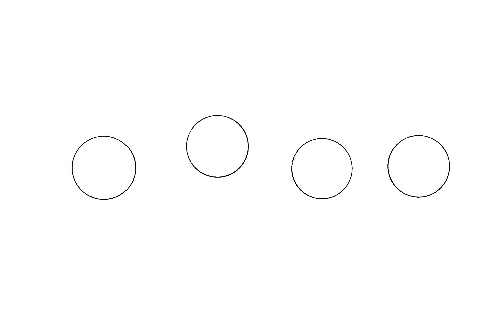 六一儿童节一群开心的小朋友简笔画-图1