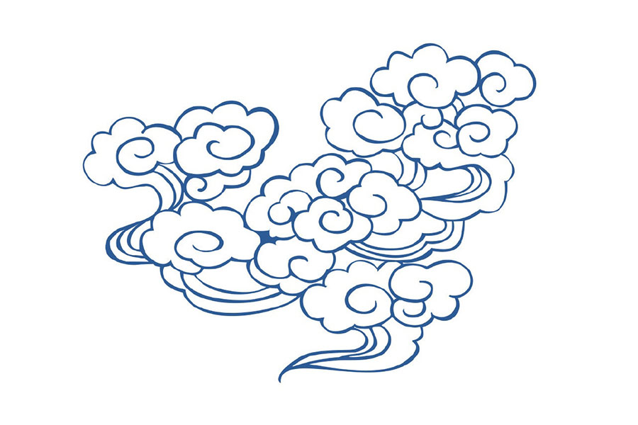 中国传统祥云纹样，寓意吉祥如意！-图4