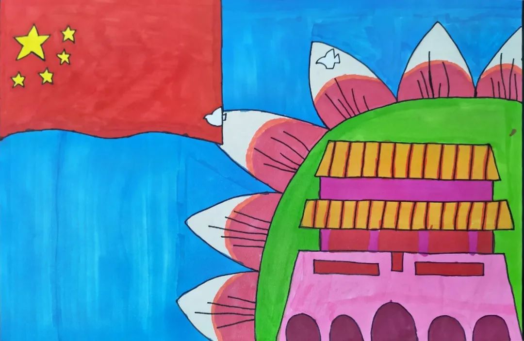 步骤8：像花儿一样的祖国