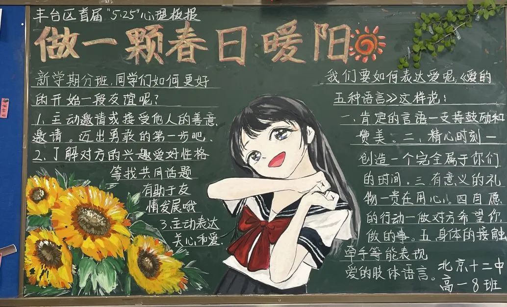 5·25心理健康黑板报设计（9张）