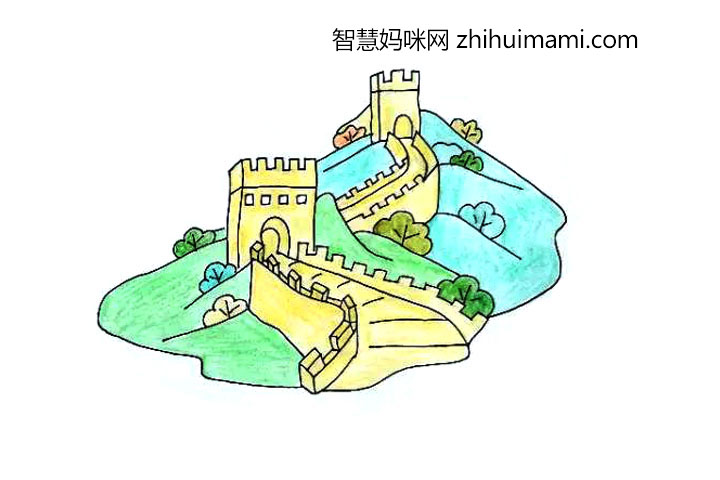 2022简单漂亮的国庆节简笔画绘画素材-图3