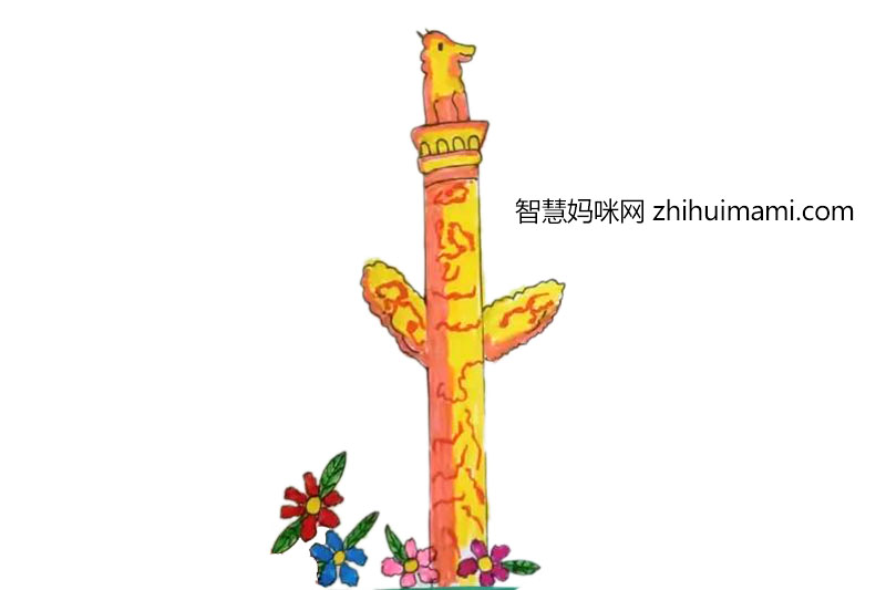 2022简单漂亮的国庆节简笔画绘画素材-图6