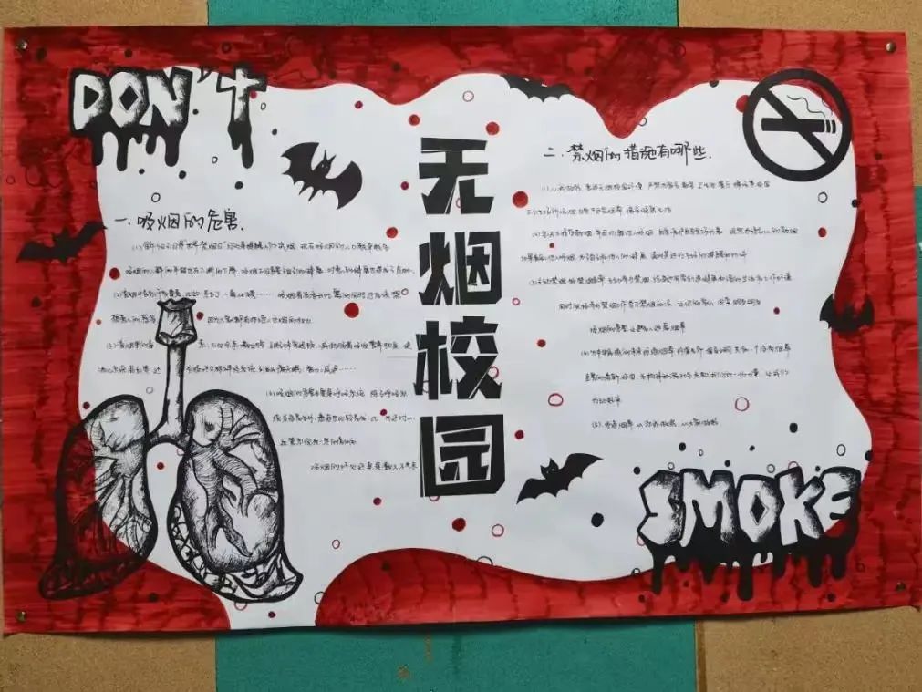 世界无烟日手抄报怎么画-图1