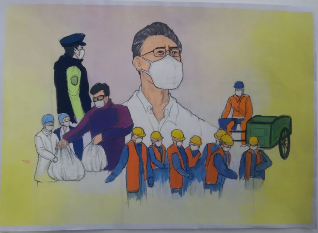 中国的骄傲 漂亮的小学生喜迎二十大主题绘画作品-图2