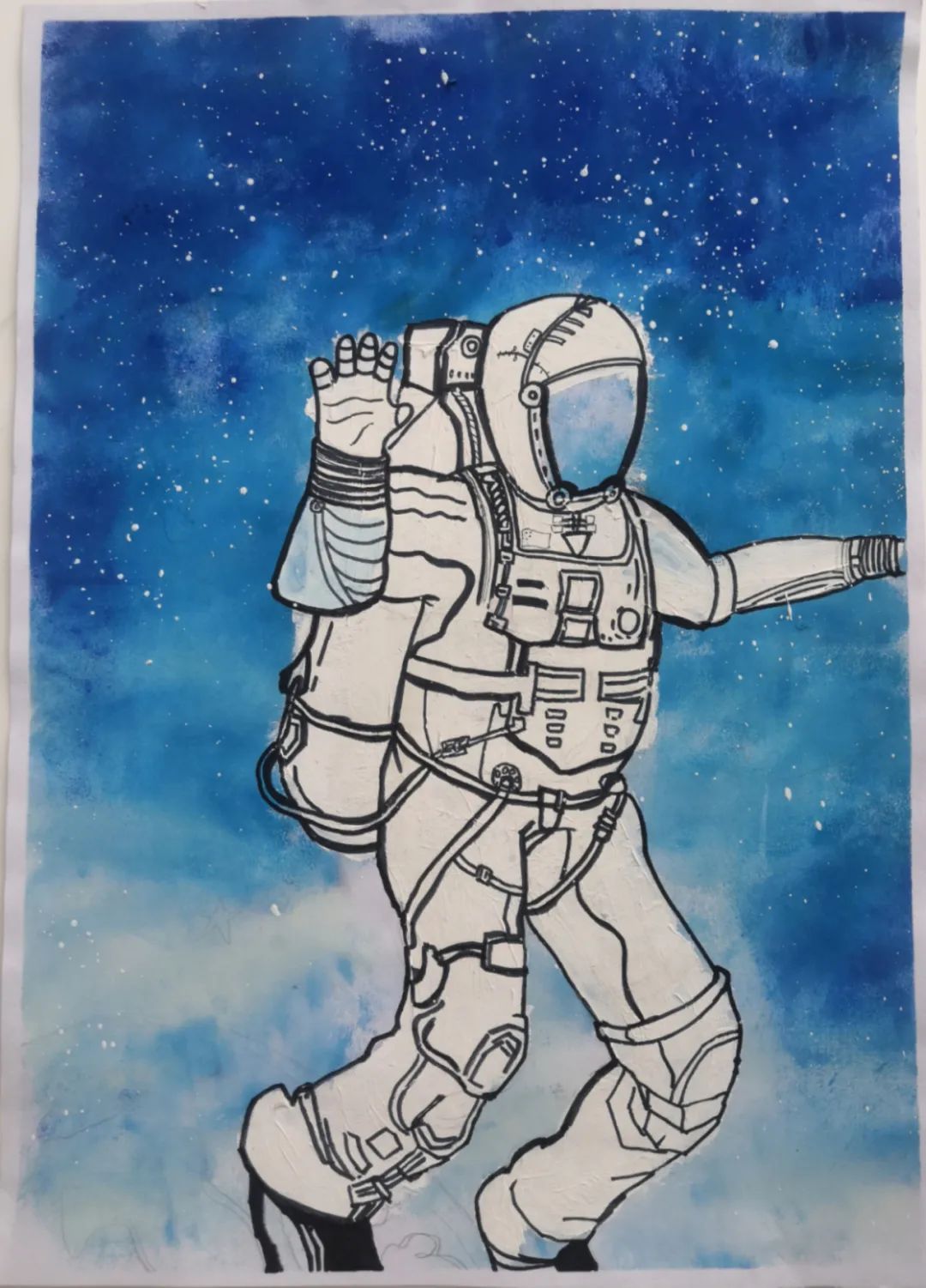 中国的骄傲 漂亮的小学生喜迎二十大主题绘画作品-图5