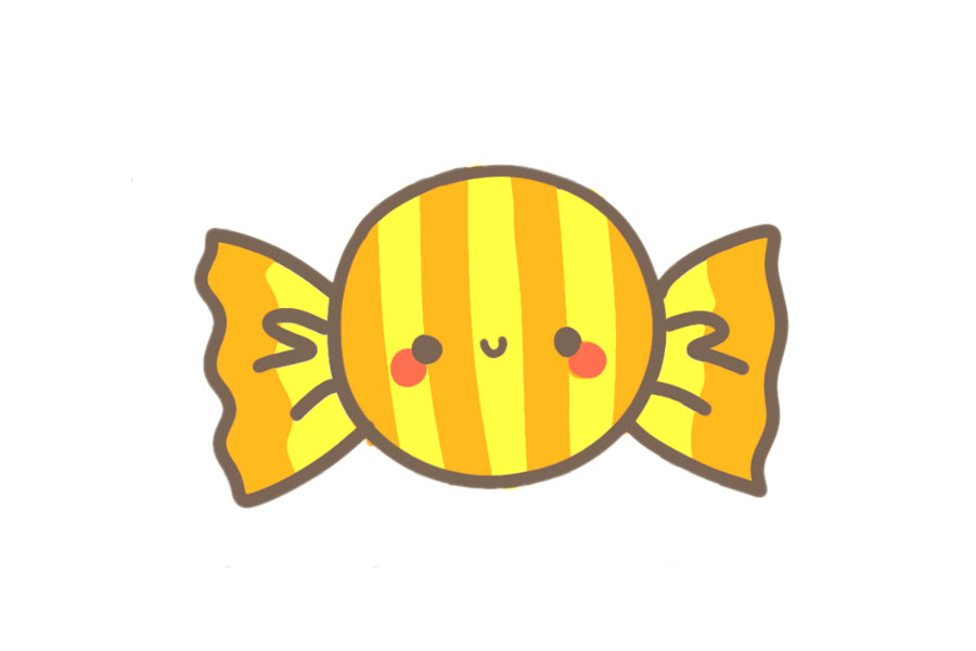 六一儿童节糖果怎么画