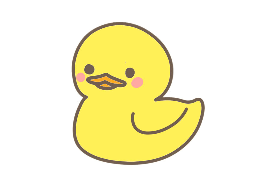 六一儿童节小黄鸭怎么画-图3