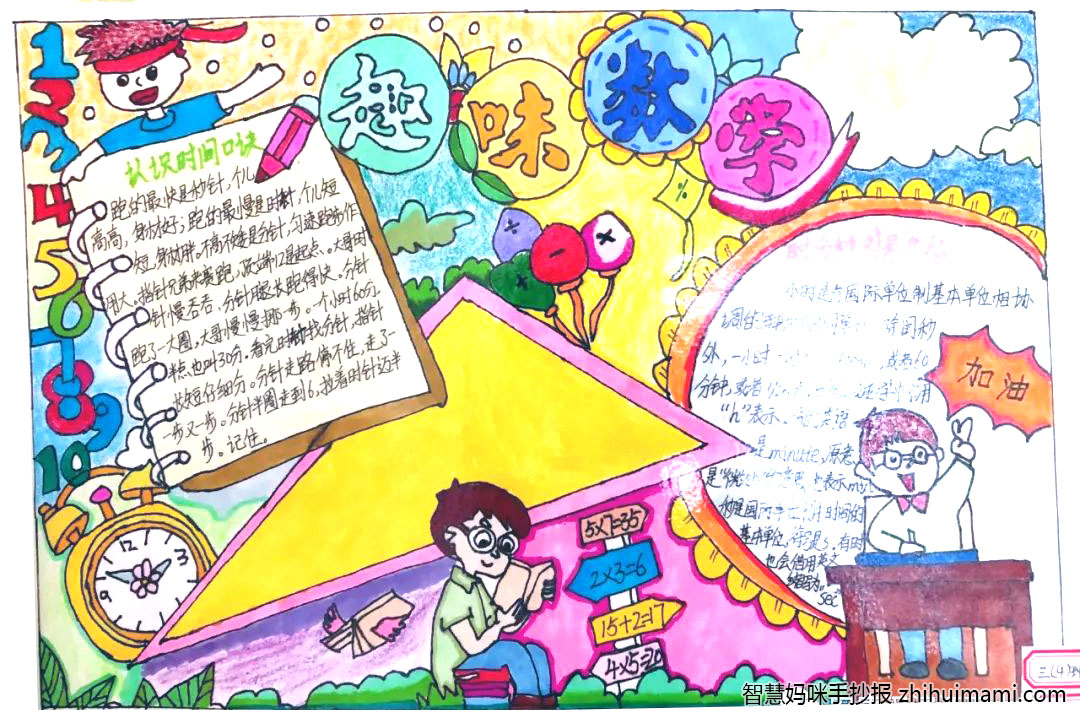 五年级数学小报简单漂亮（9张）-图2