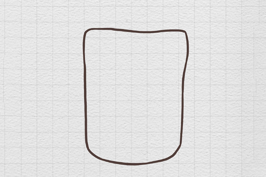 零食是小朋友的最爱，但一定要选择健康的哦！一袋果冻简笔画画法-图1