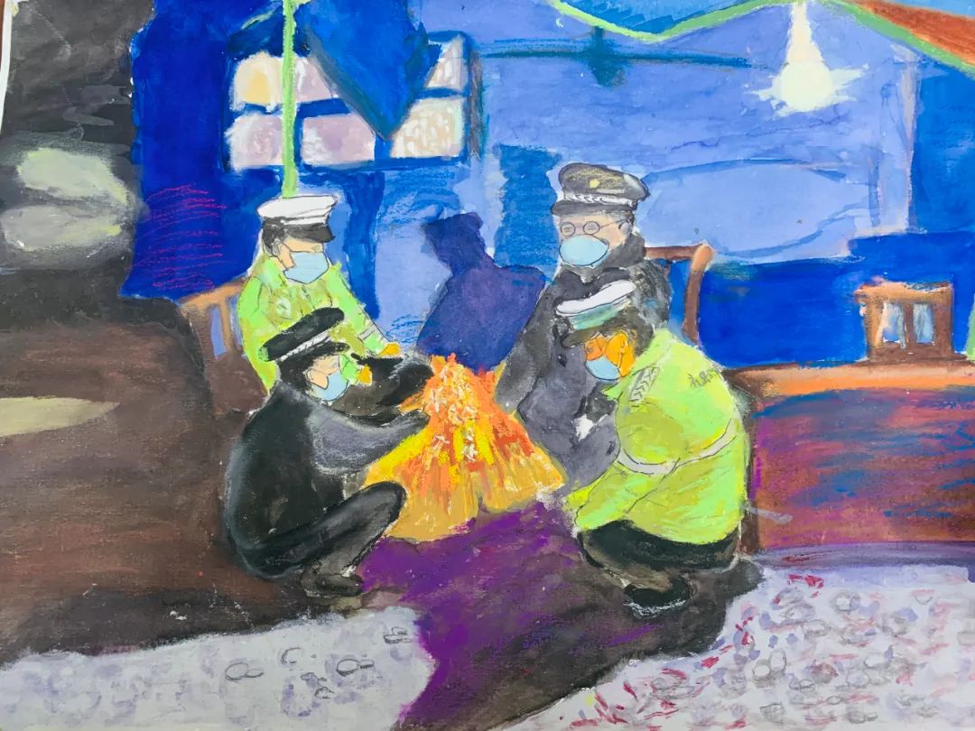 弘扬中华民族文化 喜迎二十大绘画比赛优秀作品-图3