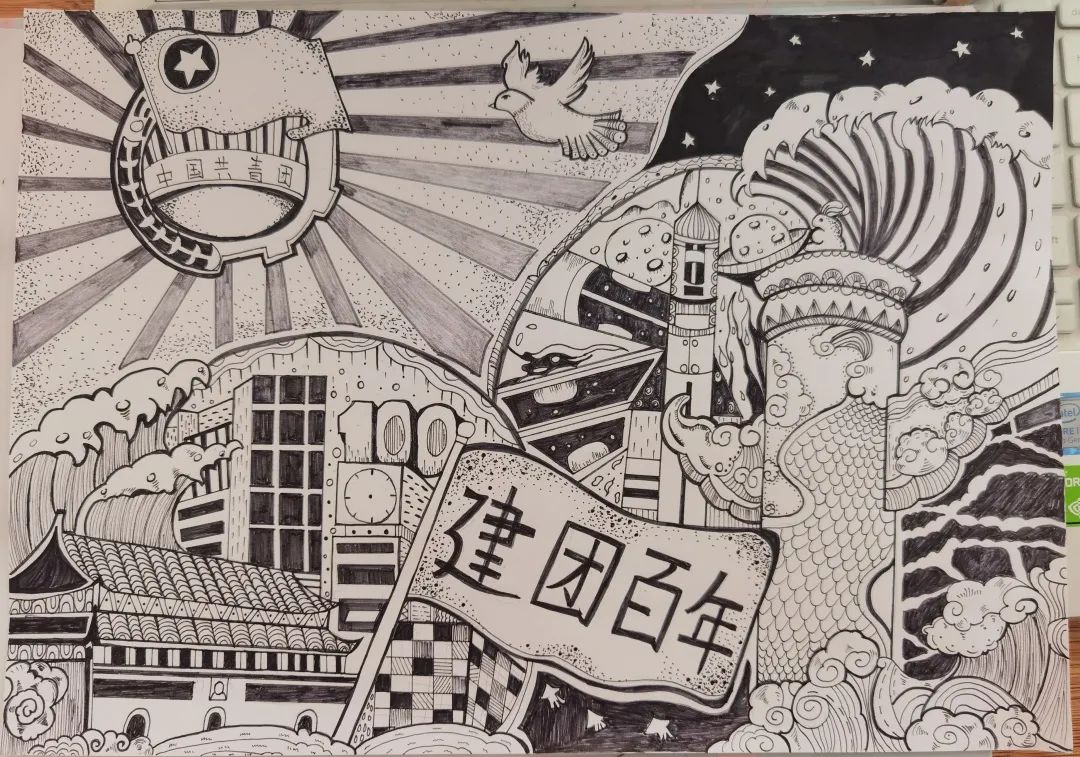 步骤4：《百年征程心向党》