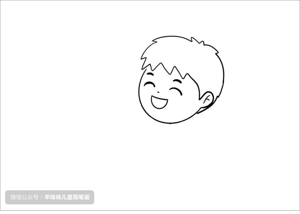 欢乐的六一儿童节 儿童节绘画简笔画素材-图1