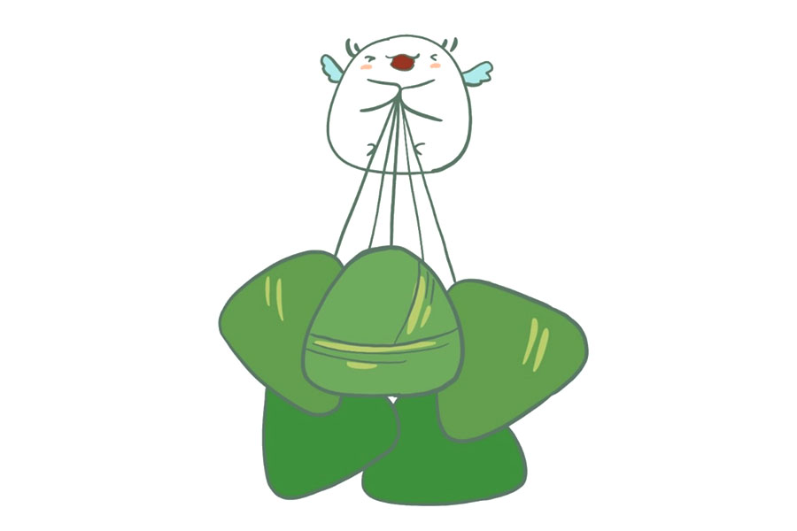 端午安康，一组可爱的端午节小画小白送粽子啦！-图9