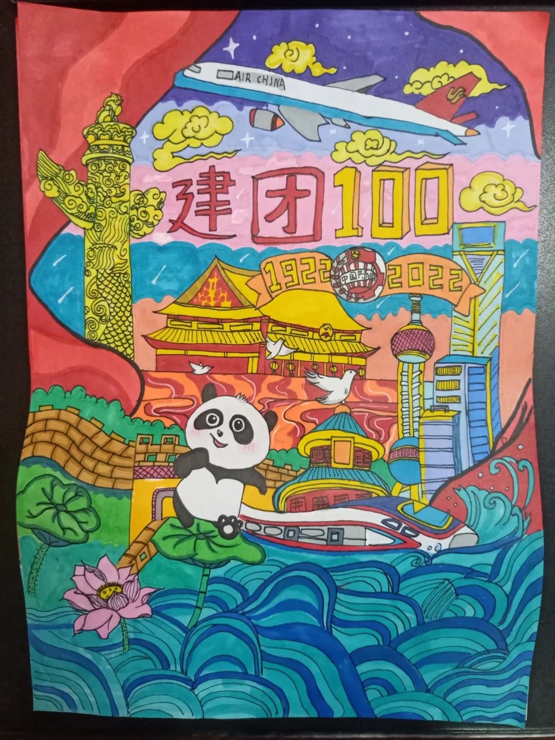 步骤5：《建团百年，风华正茂》