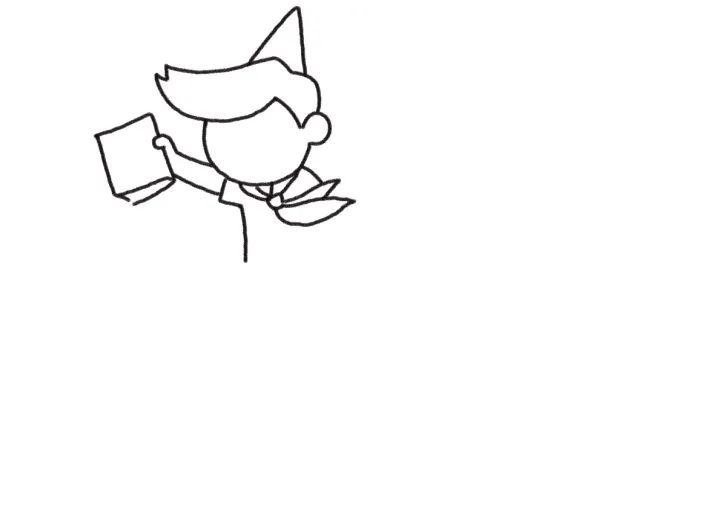 六一儿童节简单可爱的贺卡怎么画-图2