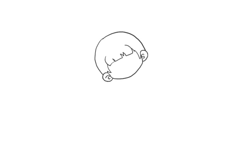 六一儿童节快乐的小公主简笔画-图1