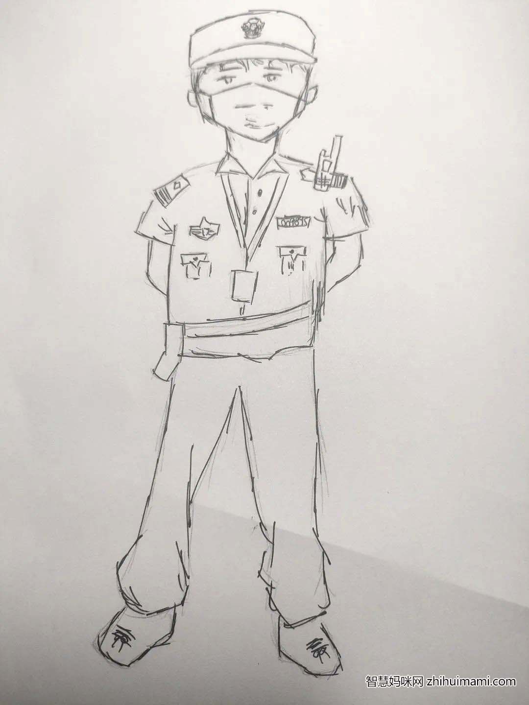 步骤2：《 执勤中的爸爸 》