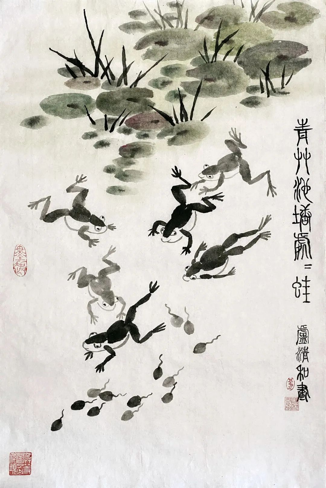 《约客》诗配画作品