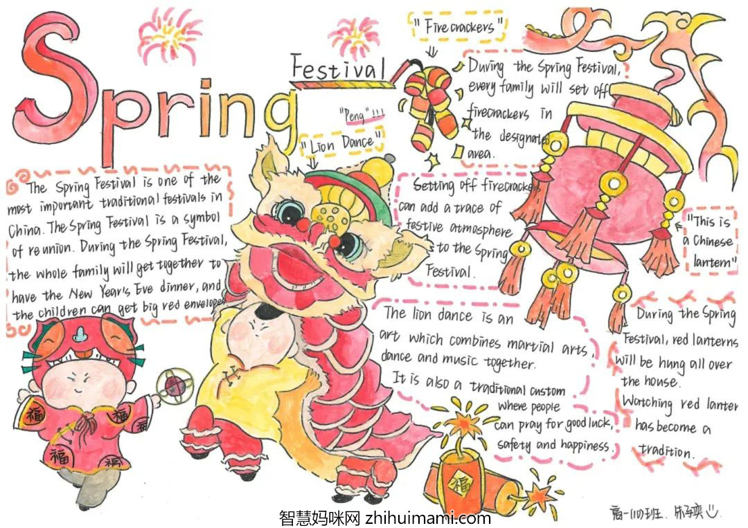 “中国传统文化”英文手抄报优秀作品-图1