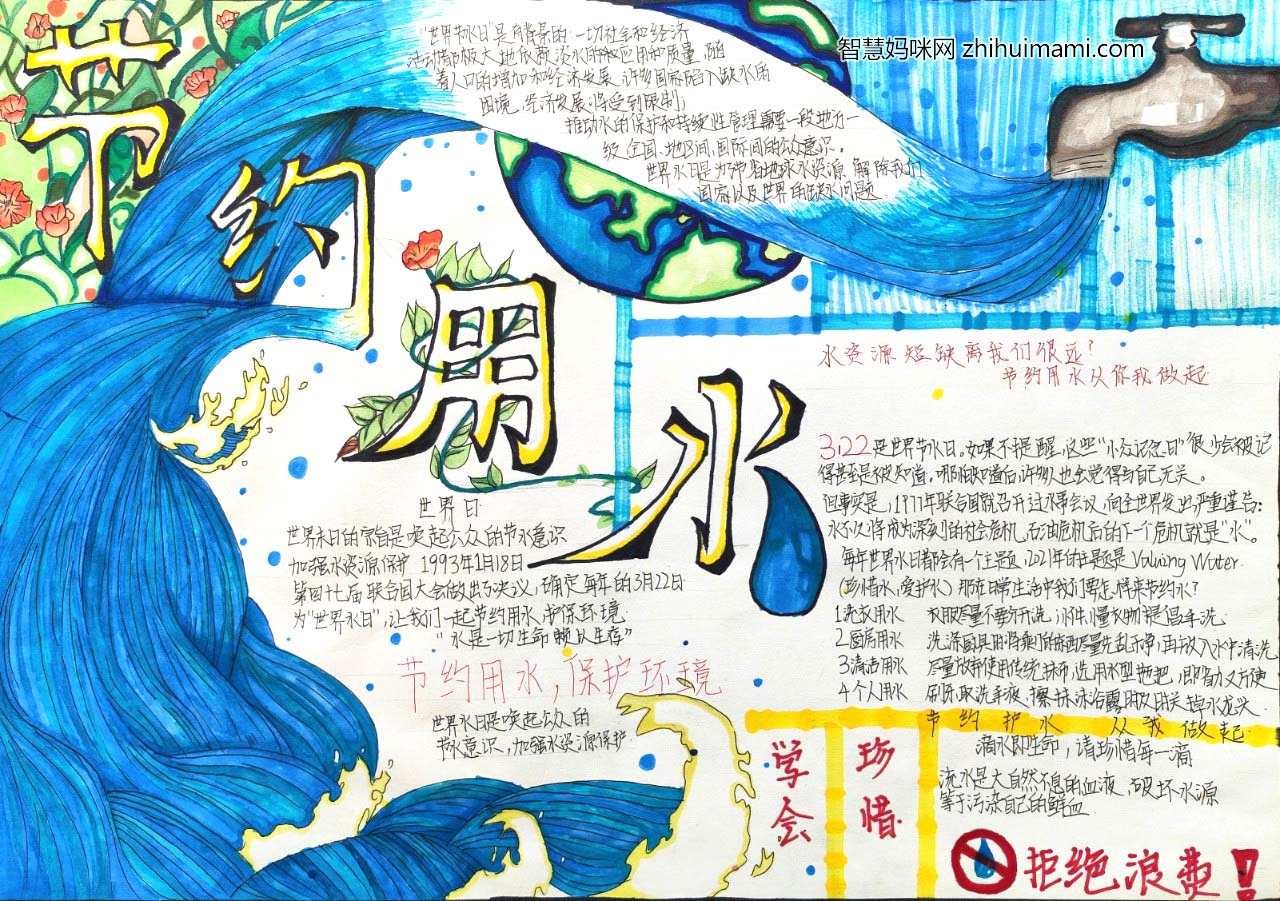 关于”世界环境日“的手抄报这样画简单又好看-图3