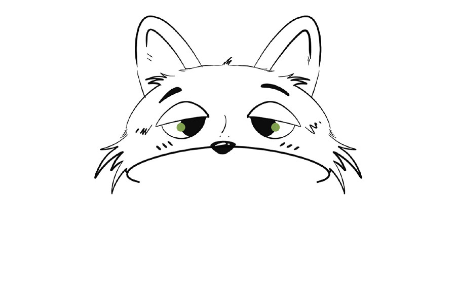 生病的哆啦A梦简笔画-图2