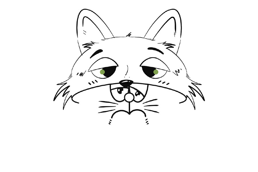 生病的哆啦A梦简笔画-图3