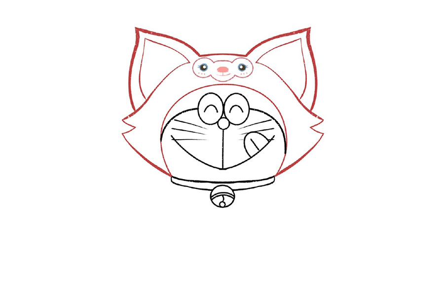 平凡之至又可爱非常 哆啦A梦简笔画-图3