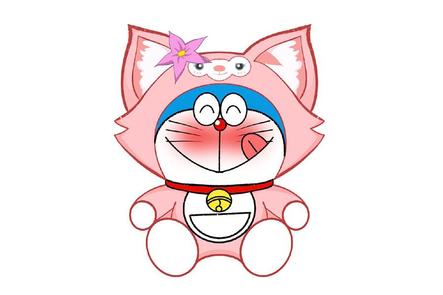 平凡之至又可爱非常 哆啦A梦简笔画