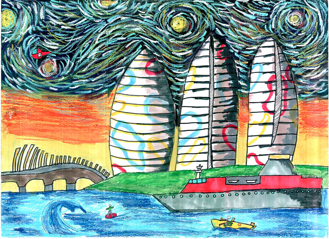 步骤10：美丽的凤凰岛