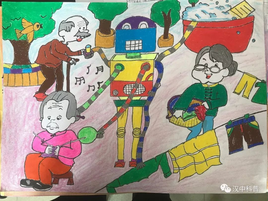 天马行空小学生科学幻想画作品（10张）-图6